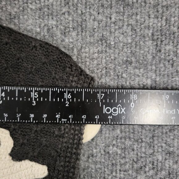 KAREN SCOTT Hand Embroidered Novelty Halloween Pumpkin Ghost Vest SIZE MEDIUM - Picture 10 of 11